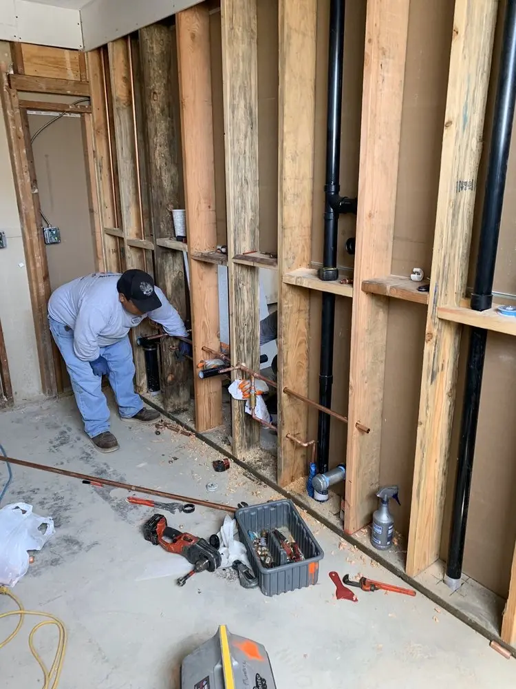 Commercial rough-in plumbing for Gas Line Repair in Martinsburg